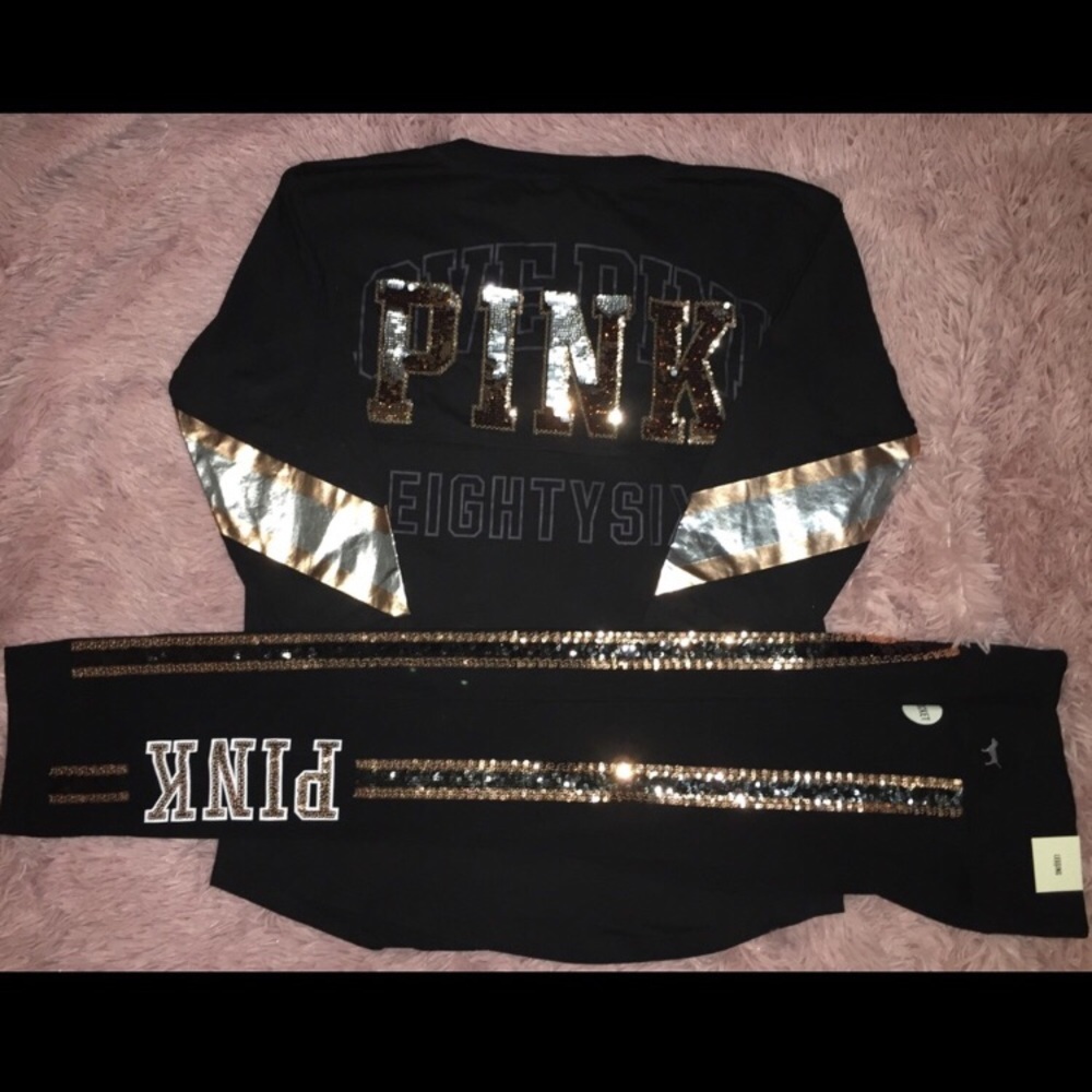 NEW 🔥 PINK FLIP SEQUIN COMPLETE OUTFIT ✨✨